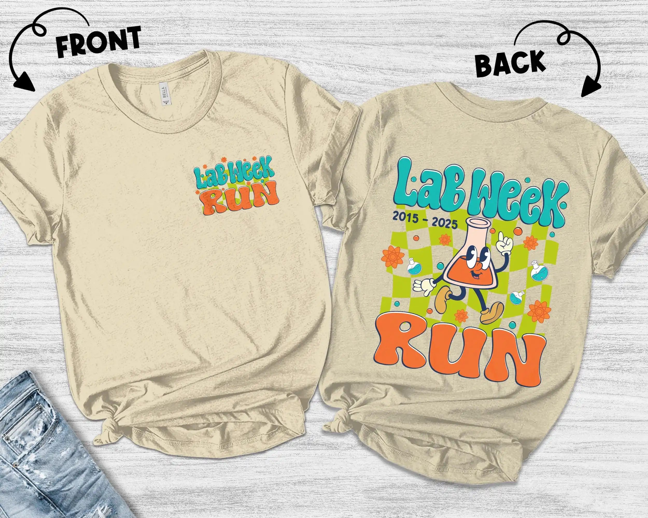 Retro Lab Week 2025 T Shirt Ru - Medical Lab Week 2025 incelemesi ve fiyatı